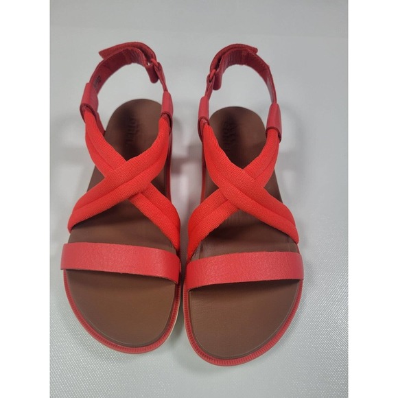 Sorel Shoes - Sorel Roaming Decon Sandal Signal Red Ankle Strap Womens US 8